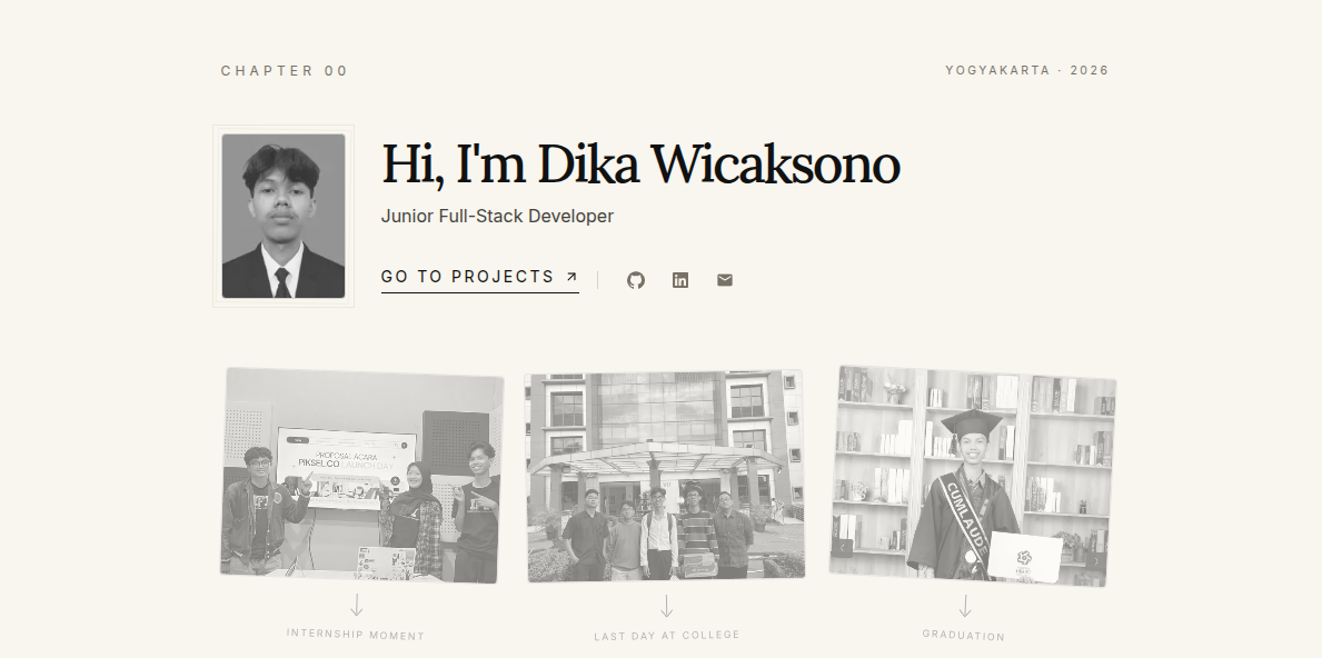 Personal Portfolio - Dika Wicaksono